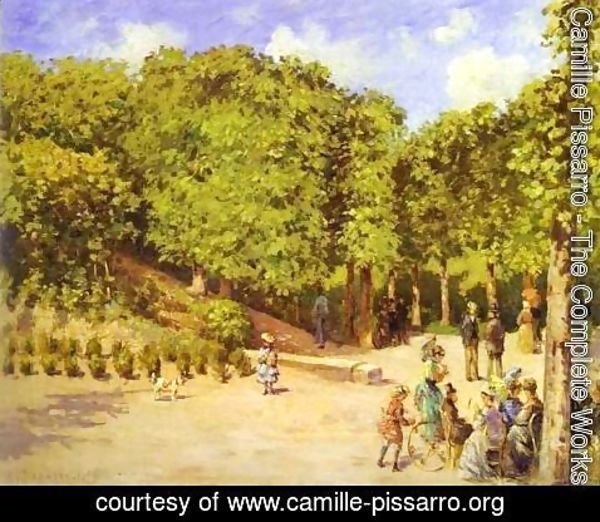 Camille Pissarro - Town Garden in Pontoise