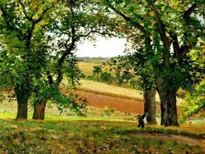 Camille Pissarro - Chestnut Trees at Osny