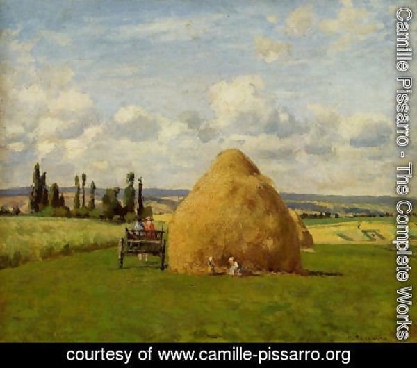 Camille Pissarro - Haystack, Pontoise