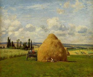 Camille Pissarro - Haystack, Pontoise