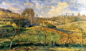 Camille Pissarro - March Sun, Pontoise