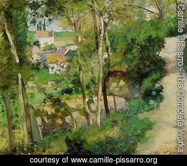 Camille Pissarro - The Rising Path, Pontoise