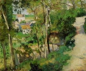 Camille Pissarro - The Rising Path, Pontoise