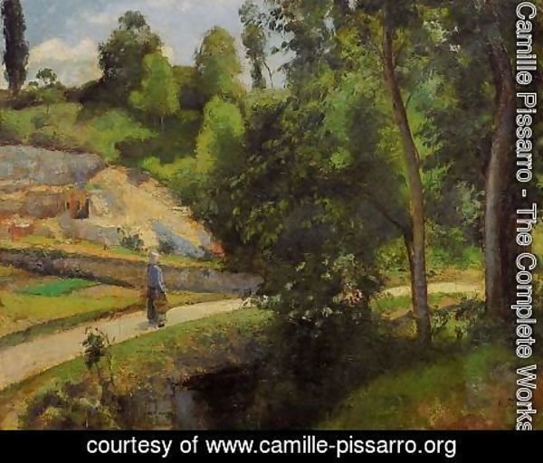 Camille Pissarro - The Quarry, Pontoise