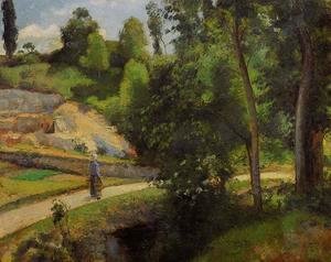 Camille Pissarro - The Quarry, Pontoise