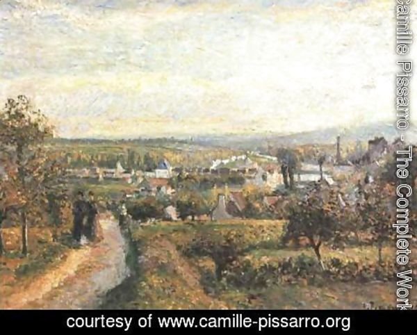 Camille Pissarro - View of Saint-Ouen-l'Aumone