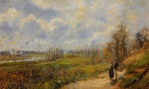 Camille Pissarro - The Pathway at Le Chou, Pontoise