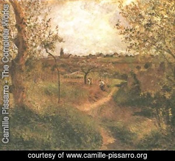 Camille Pissarro - A Path Across the Fields