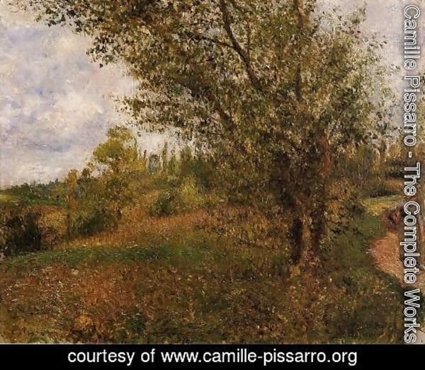 Camille Pissarro - Pontoise Landscape, Through the Fields