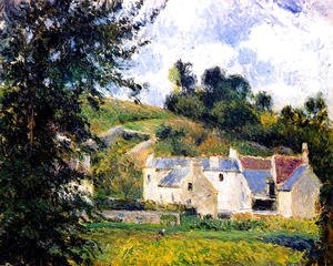 Camille Pissarro - Houses of l'Hermitage, Pontoise