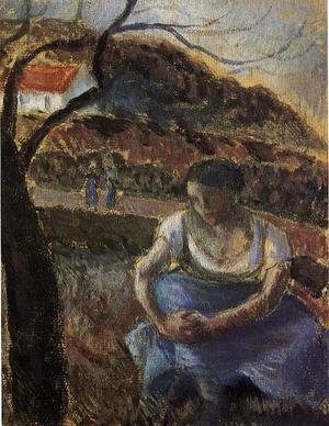 Camille Pissarro - Seated Peasant Woman
