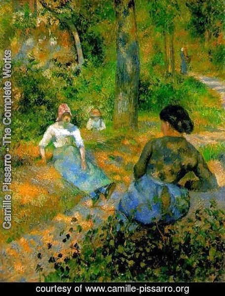 Camille Pissarro - Peasants Resting