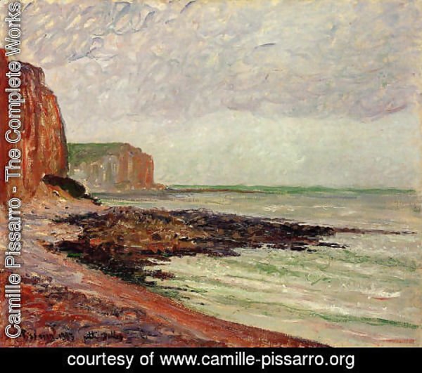 Camille Pissarro - Cliffs at Petit Dalles