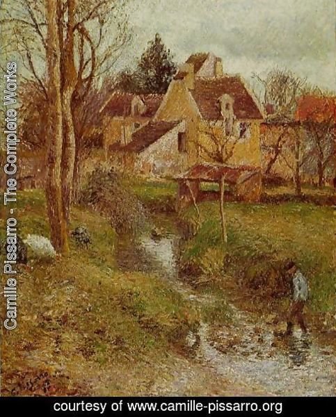 Camille Pissarro - The Brook at Osny