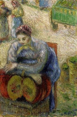 Camille Pissarro - Pumpkin Merchant
