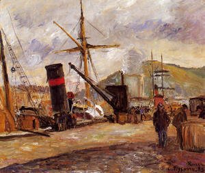 Camille Pissarro - Steamboats