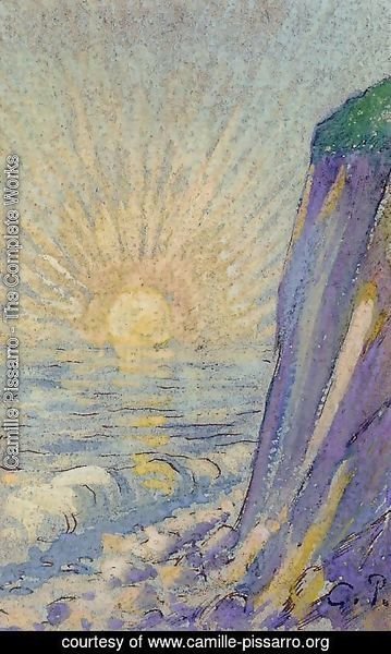Camille Pissarro - Sunrise on the Sea