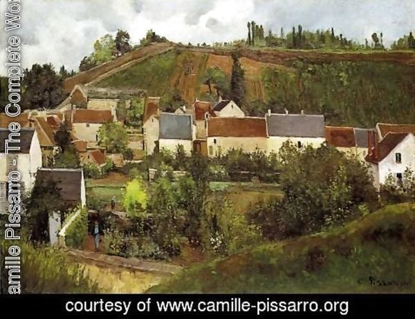 Camille Pissarro - View of l'Hermitage, Jallais Hills, Pontoise