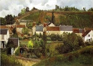 Camille Pissarro - View of l'Hermitage, Jallais Hills, Pontoise