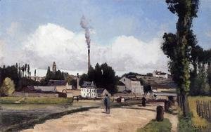 Camille Pissarro - By the Oise at Pontoise