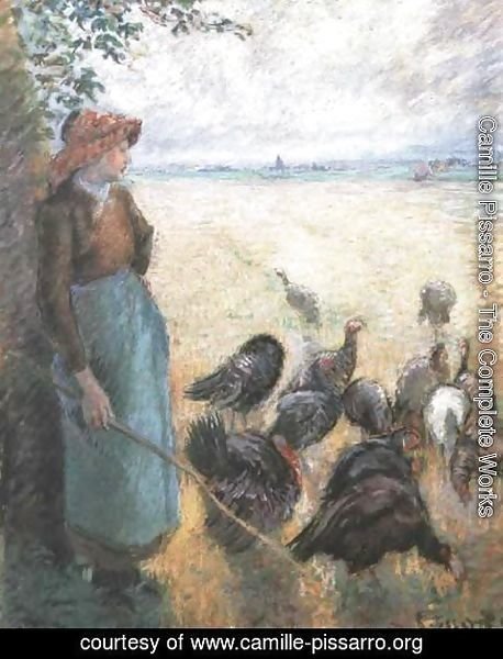 Camille Pissarro - Turkey Girl