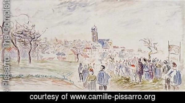 Camille Pissarro - La Saint--Martin a Pontoise
