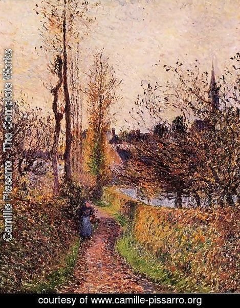 Camille Pissarro - La Sentier de Basincourt