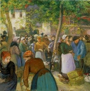 Camille Pissarro - The Poultry Market