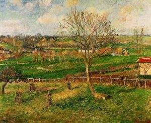 Camille Pissarro - Landscape, Fields, Eragny
