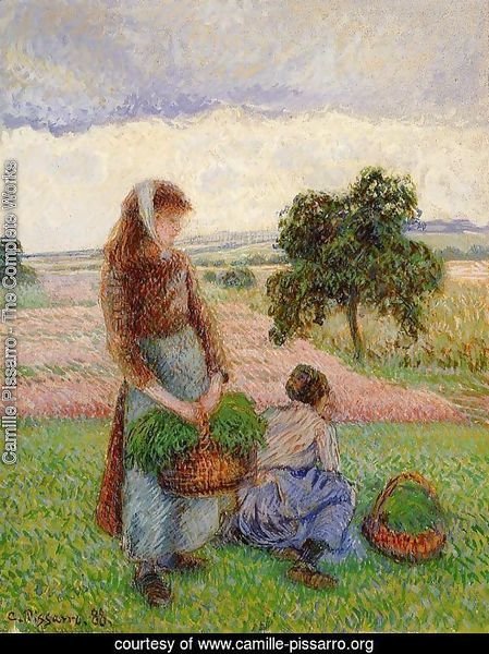 Peasant Woman Carrying a Basket