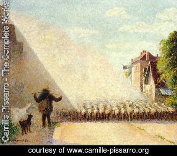 Camille Pissarro - Flock of Sheep