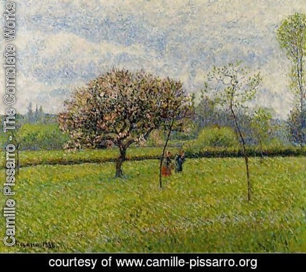 Camille Pissarro - Flowering Apple Trees at Eragny