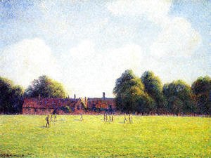Camille Pissarro - Hampton Court Green, London