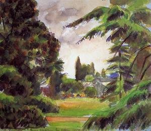 Camille Pissarro - Kew Gardens, the LIttle Greenhouse