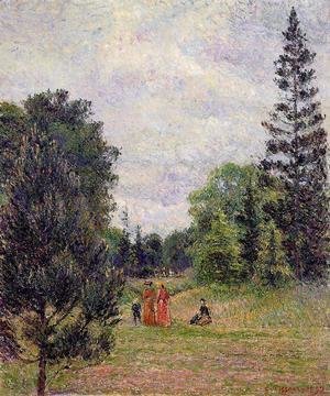 Camille Pissarro - Kew Gardens, Crossroads near the Pond