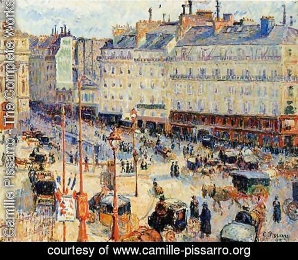 Camille Pissarro - Place du Havre, Paris