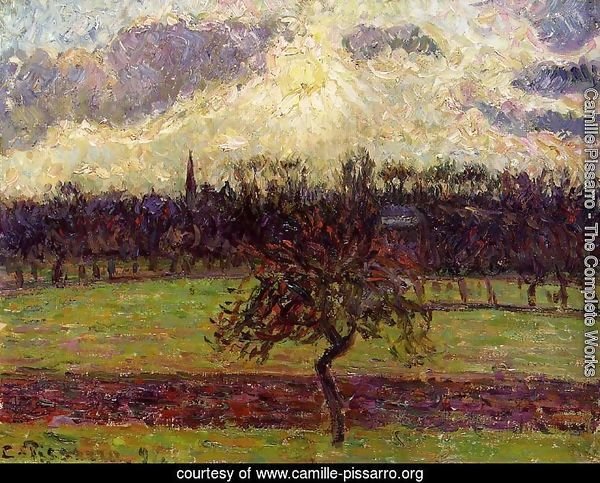The Fields of Eragny, the Apple Tree