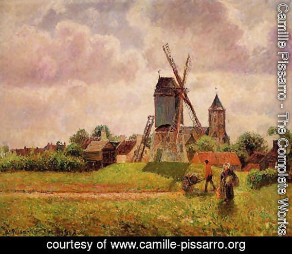 Camille Pissarro - The Knocke Windmill, Belgium