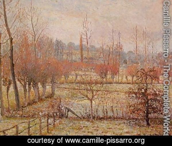 Camille Pissarro - Hoarfrost, Morning