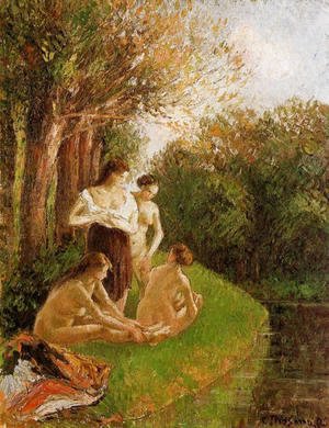 Camille Pissarro - Bathers I