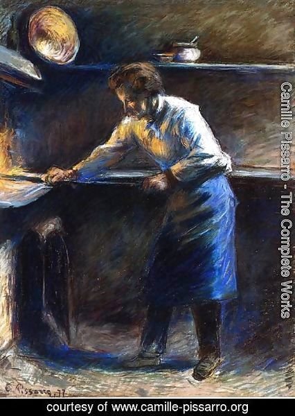 Camille Pissarro - Eugene Murer at His Pastry Oven