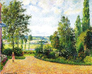 Camille Pissarro - Mirbeau's Garden, the Terrace