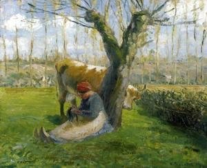 Camille Pissarro - The Cowherd II