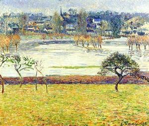 Camille Pissarro - Flood, White Effect, Eragny