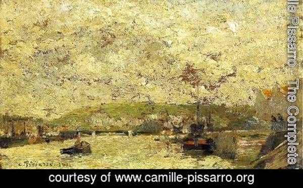 Camille Pissarro - The Seine at Rouen