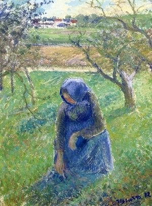 Camille Pissarro - Gathering Herbs