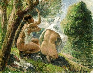 Camille Pissarro - Bathers II