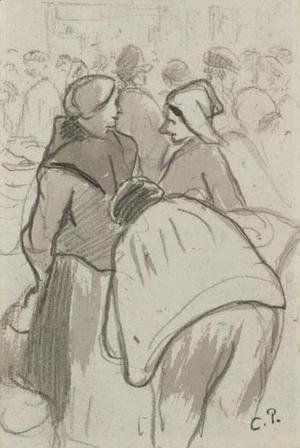 Camille Pissarro - La Conversation