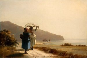 Camille Pissarro - Two Women Chatting