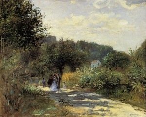 Camille Pissarro - A Road in Louveciennes 2